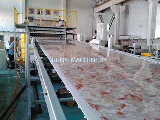 linea di produzione dello strato del marmo del PVC di 2440mm x di 1220mm, macchina del bordo del marmo del PVC